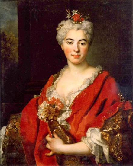 Nicolas de Largilliere Portrait of Marguerite de Largilliere oil painting picture